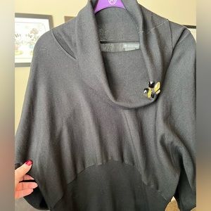 New Directions - XL - Black Sweater - Jeweled Embellishments